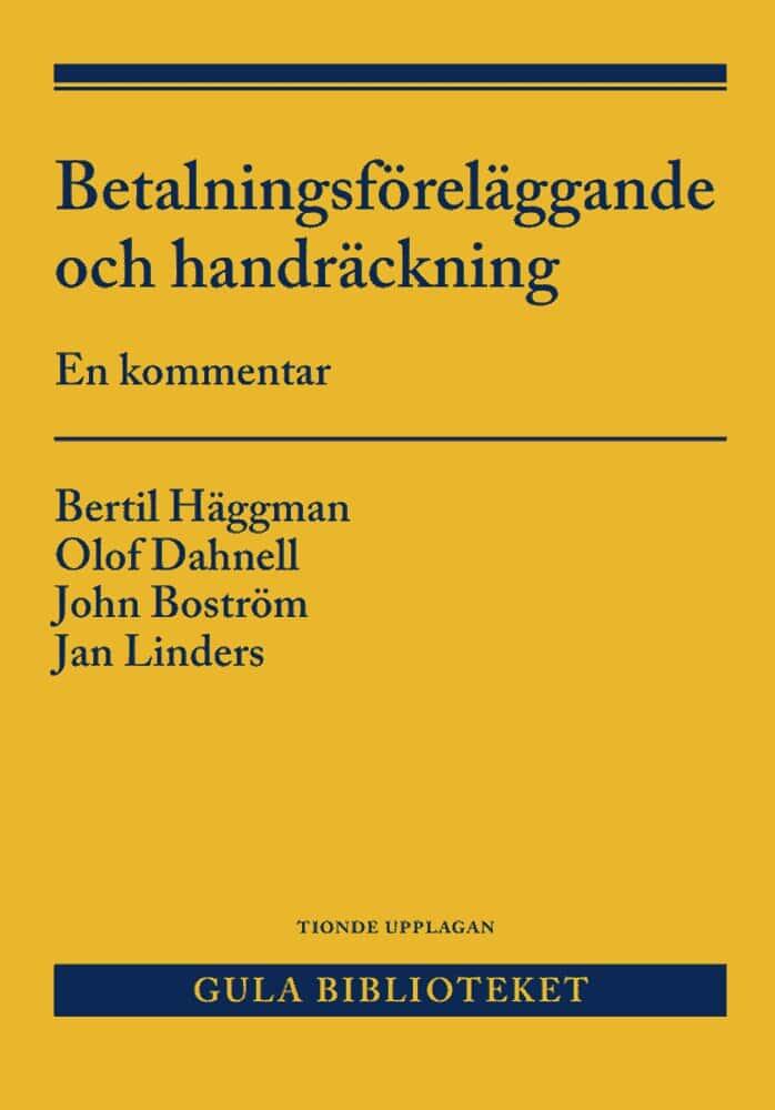 Betalningsf&ouml;rel&auml;ggande och handr&auml;ckning - en kommentar