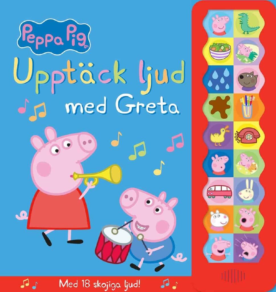 Uppt&auml;ck ljud med Greta - Med 18 skojiga ljud