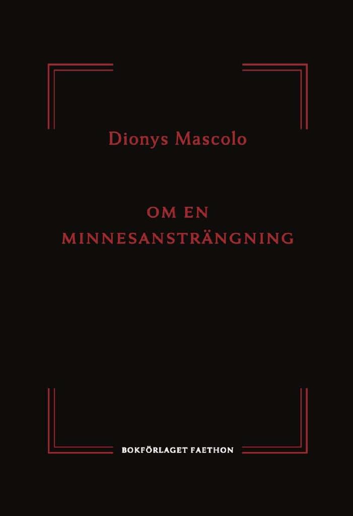 Om en minnesanstr&auml;ngning - efter ett brev fr&aring;n Robert Antelme