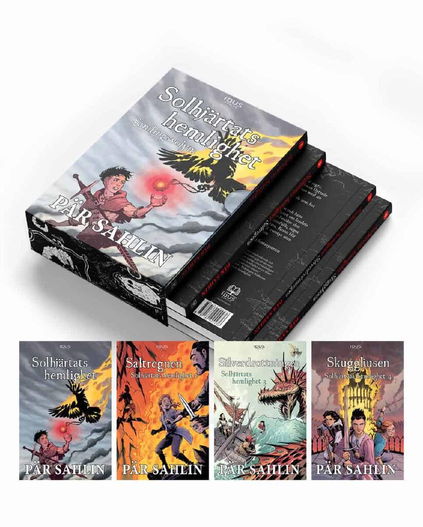 Solhj&auml;rtats hemlighet - samlingsvolym 1-4