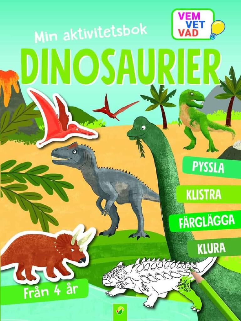 Min aktivitetsbok djur - med klisterm&auml;rken