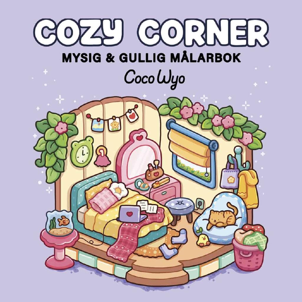Cozy Corner - mysig och gullig Coco Wyo m&aring;larbok