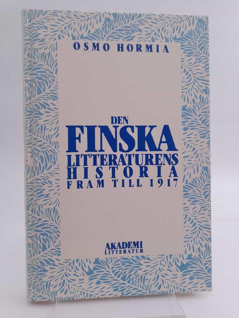 Den finska litteraturens historia fram till 1917