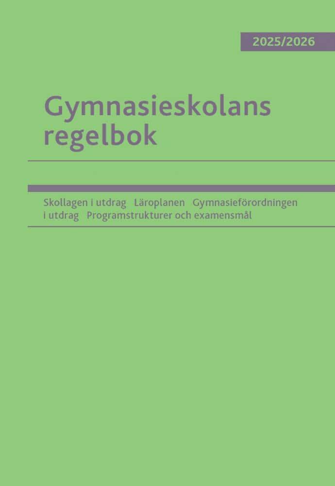 Gymnasieskolans regelbok 2025/26