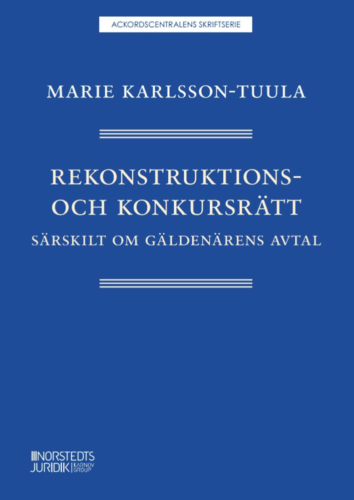 Rekonstruktions- och konkursr&auml;tt