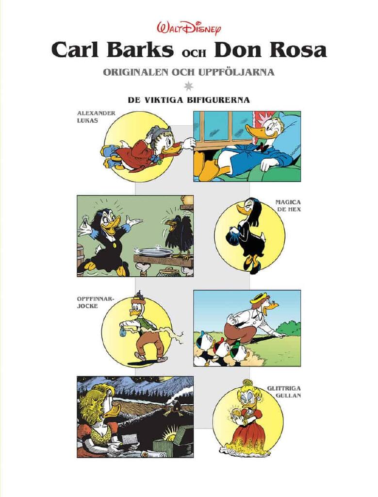 De viktiga bifigurerna - Alexander Lukas : Oppfinnar-Jocke : Magica de Hex : Glittriga Gullan