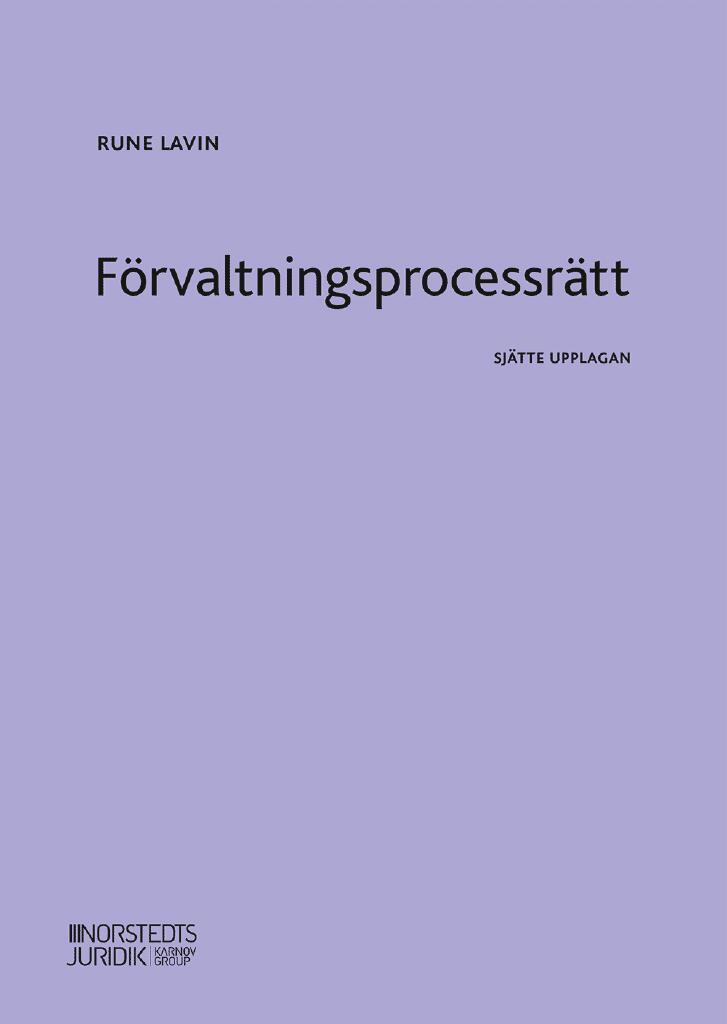 F&ouml;rvaltningsprocessr&auml;tt