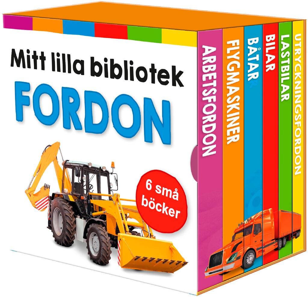 Fordon - 6 sm&aring; b&ouml;cker