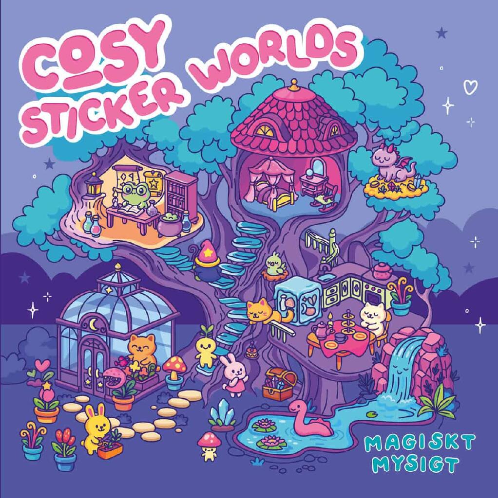 Cosy sticker worlds - magiskt mysigt