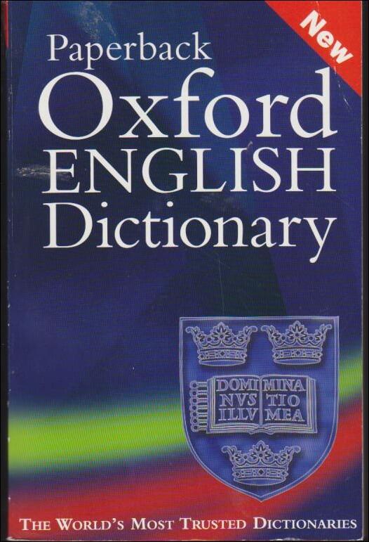 Paperback Oxford English dictionary