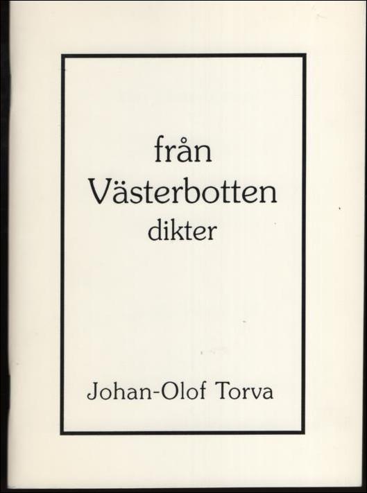 Från Västerbotten : dikter