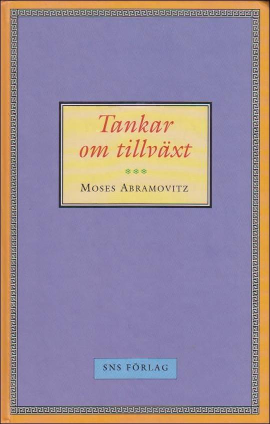 Tankar om tillv&auml;xt