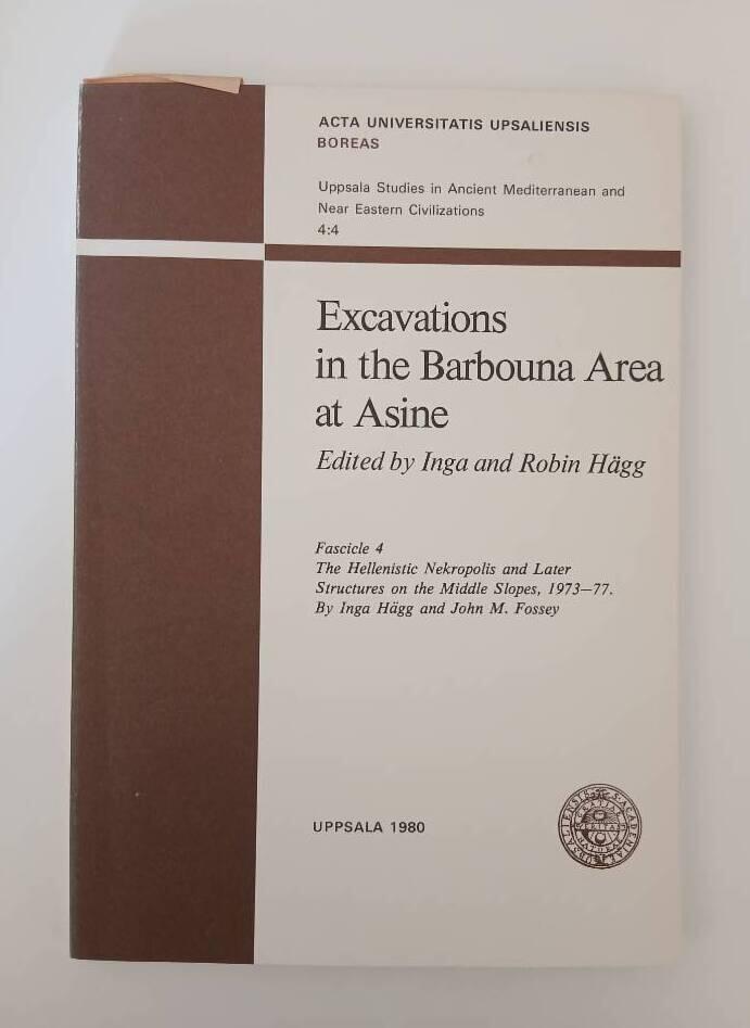 Excavations in the Barbouna area at Asine