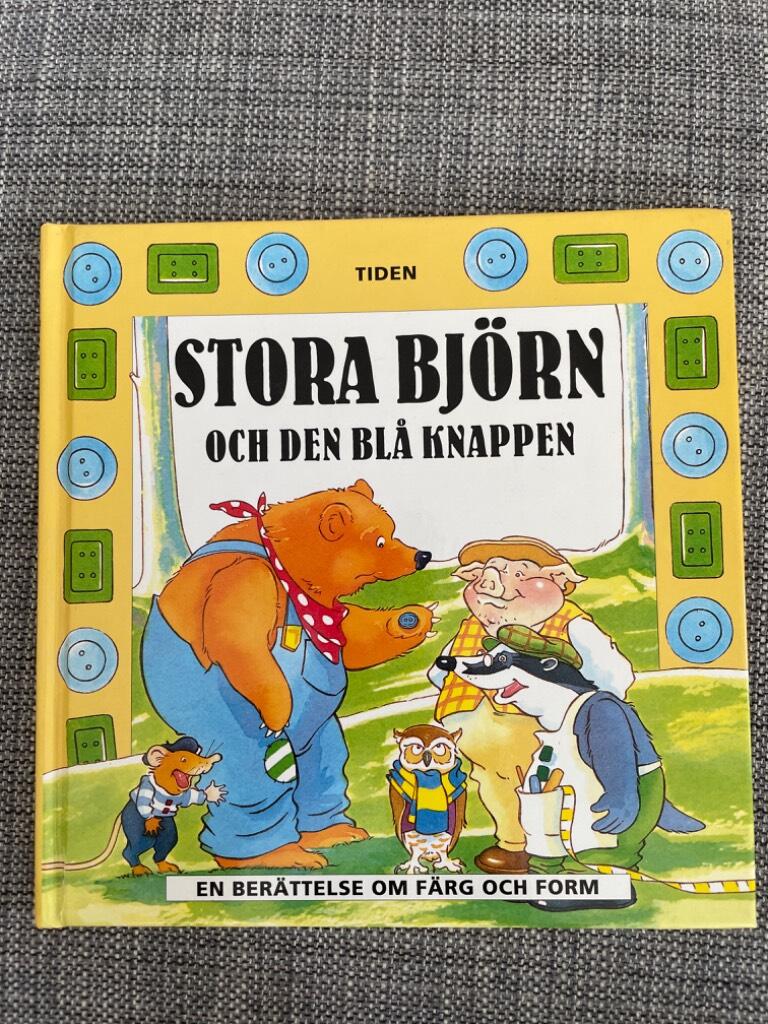 Stora Björn och den blå knappen : en berättelse om färg och form