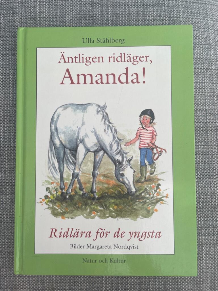 &Auml;ntligen ridl&auml;ger, Amanda!