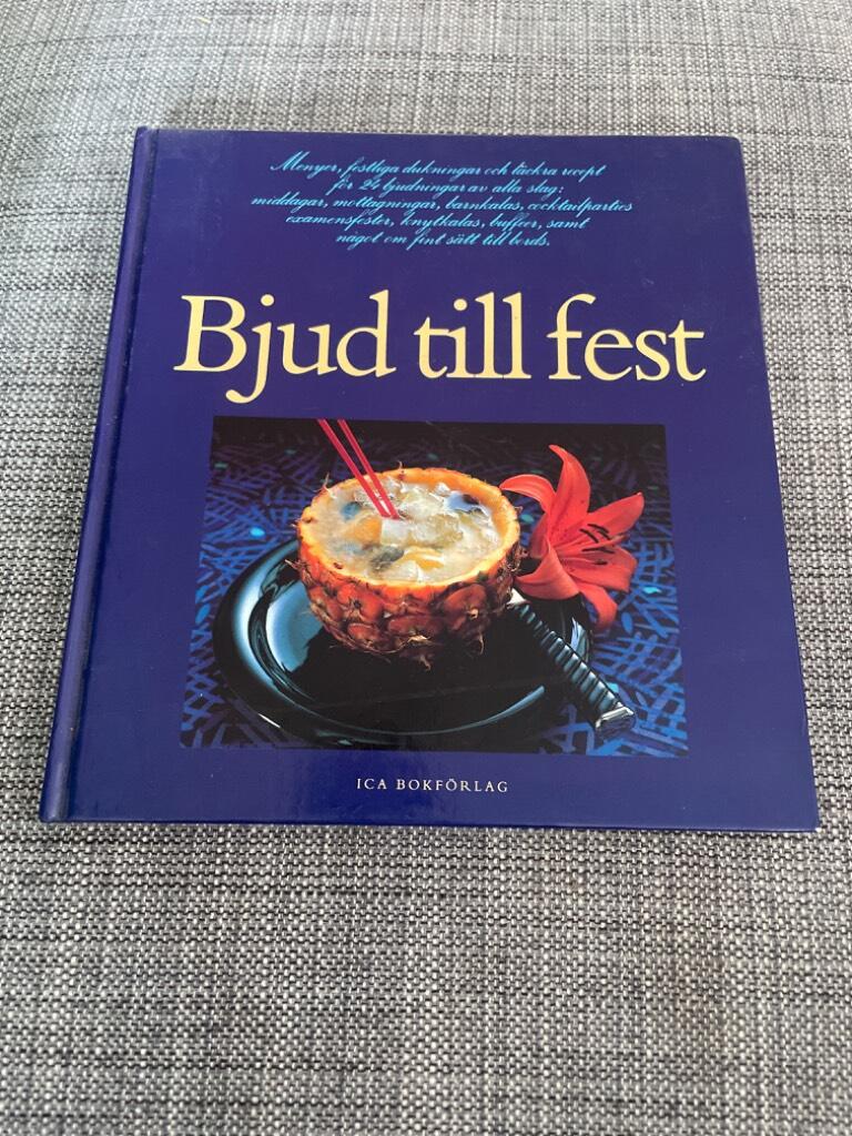 Bjud till fest : menyer, festliga dukningar och l&auml;ckra recept f&ouml;r 24 bjudningar av alla slag: middagar, mottagningar, barnkalas, cocktailparties, examensfester, knytkalas, buff&eacute;er, samt n&aring;got om fint s&auml;tt till bords