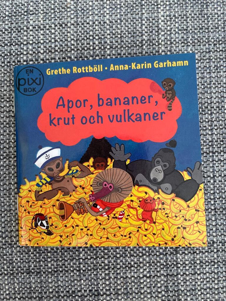 Apor, bananer, krut och vulkaner