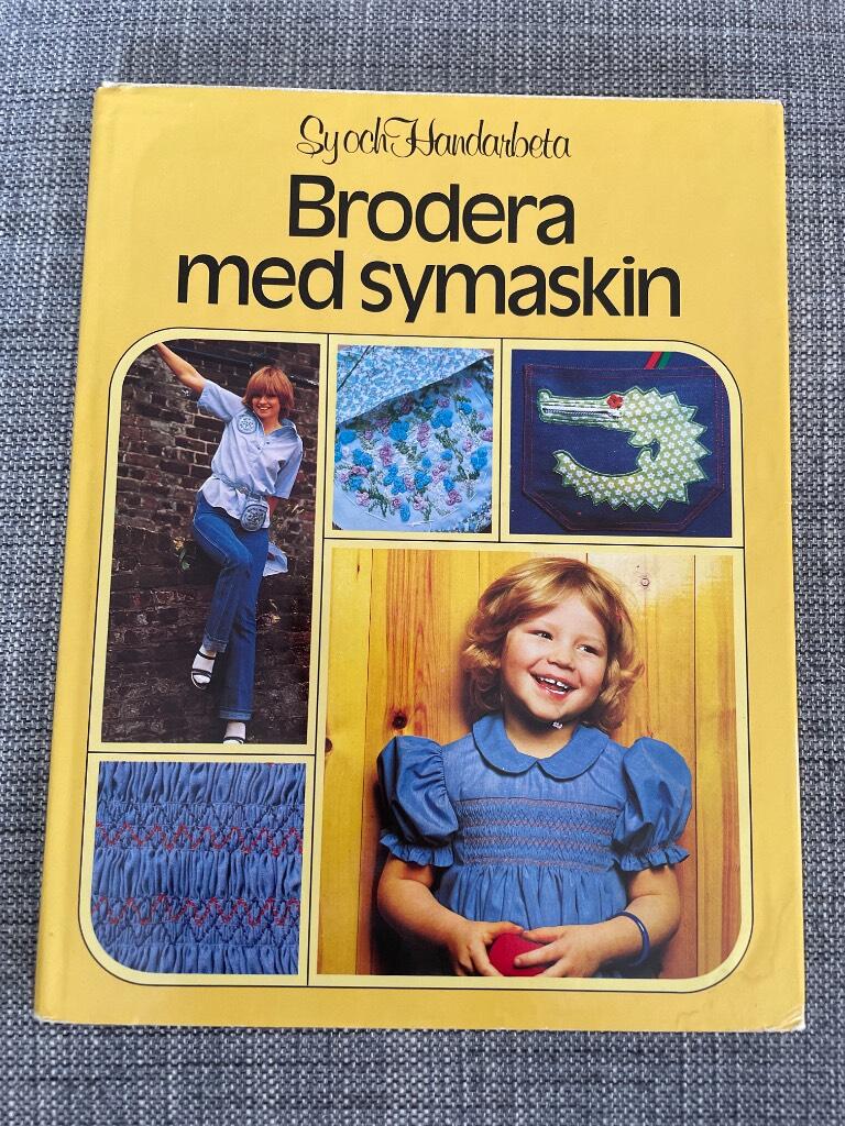 Brodera med symaskin