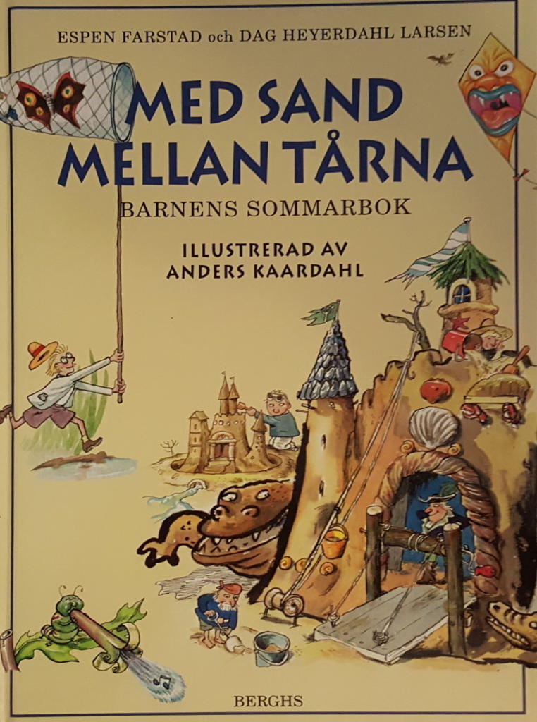 Med sand mellan t&aring;rna. Barnens sommarbok