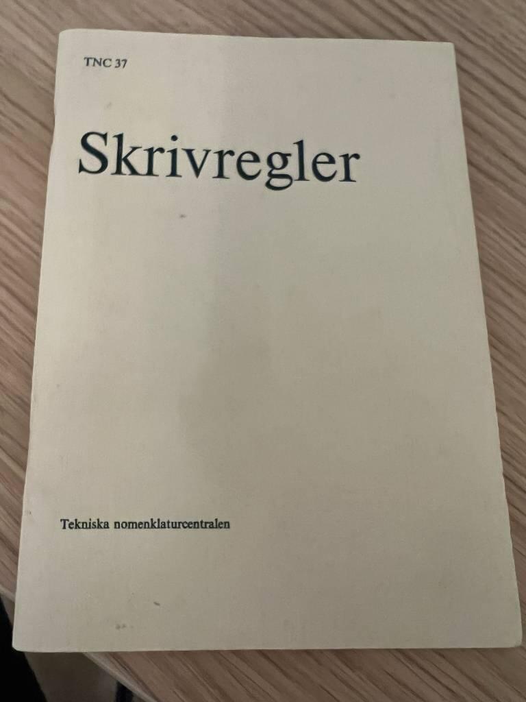 Skrivregler