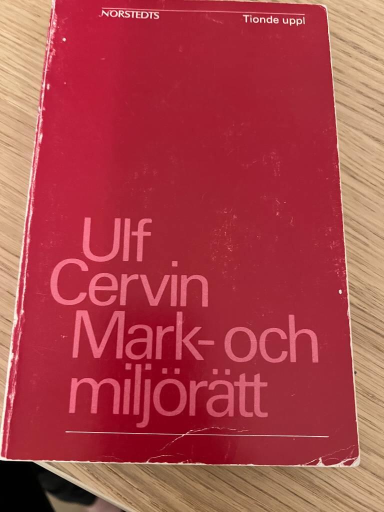 Mark- och milj&ouml;r&auml;tt