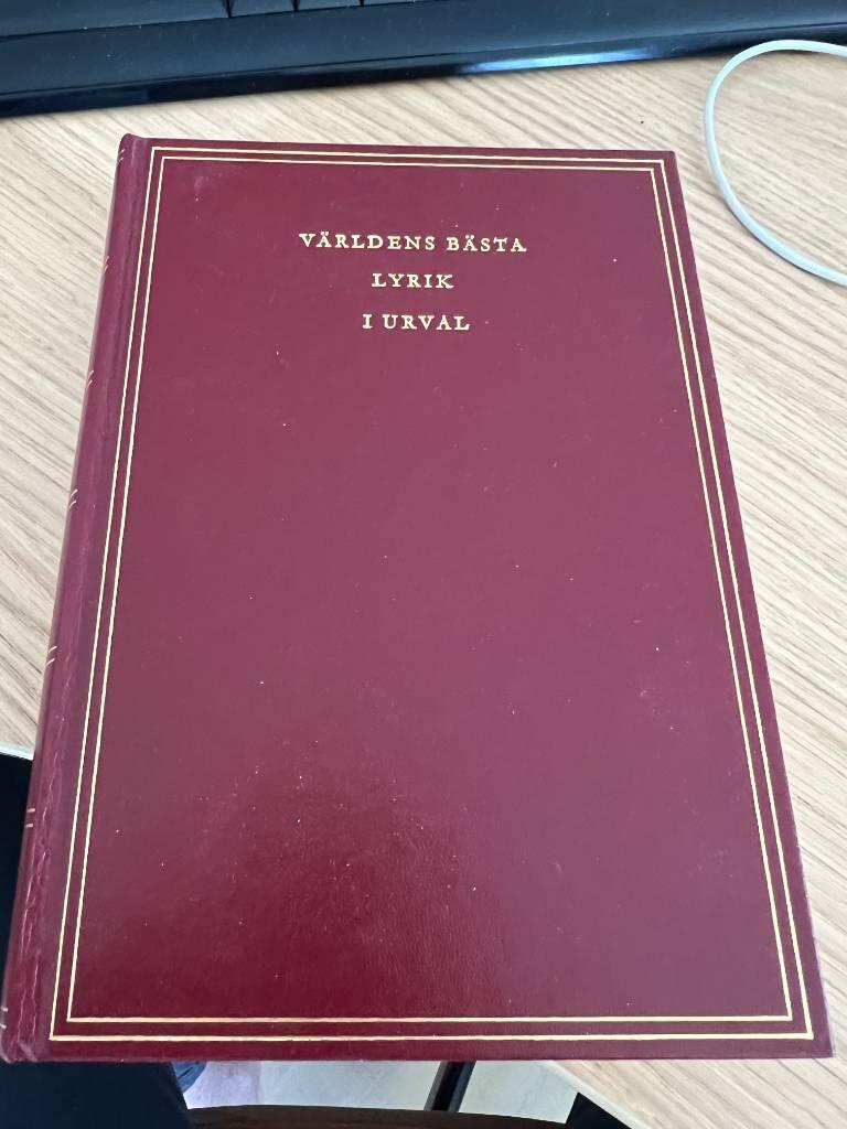 V&auml;rldens b&auml;sta lyrik i urval