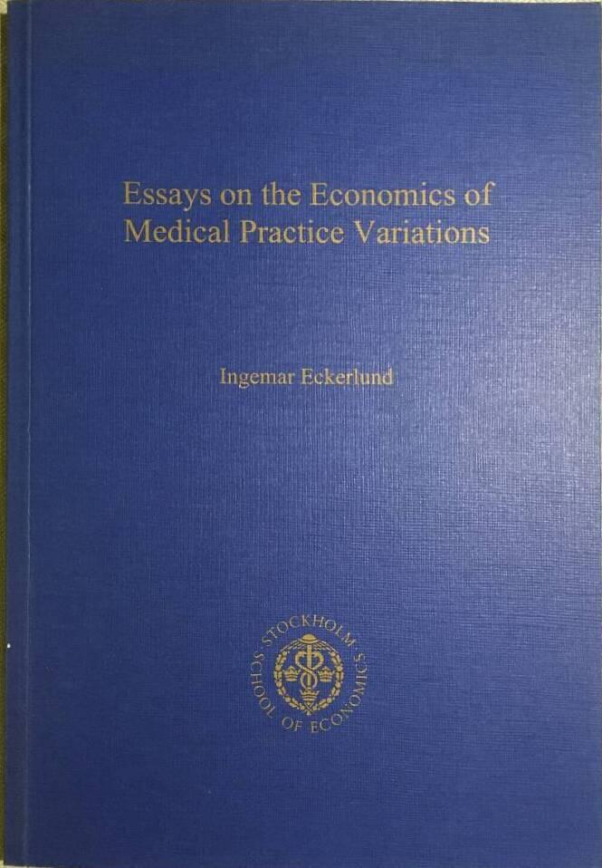 Essays on the economics of medical practice variations