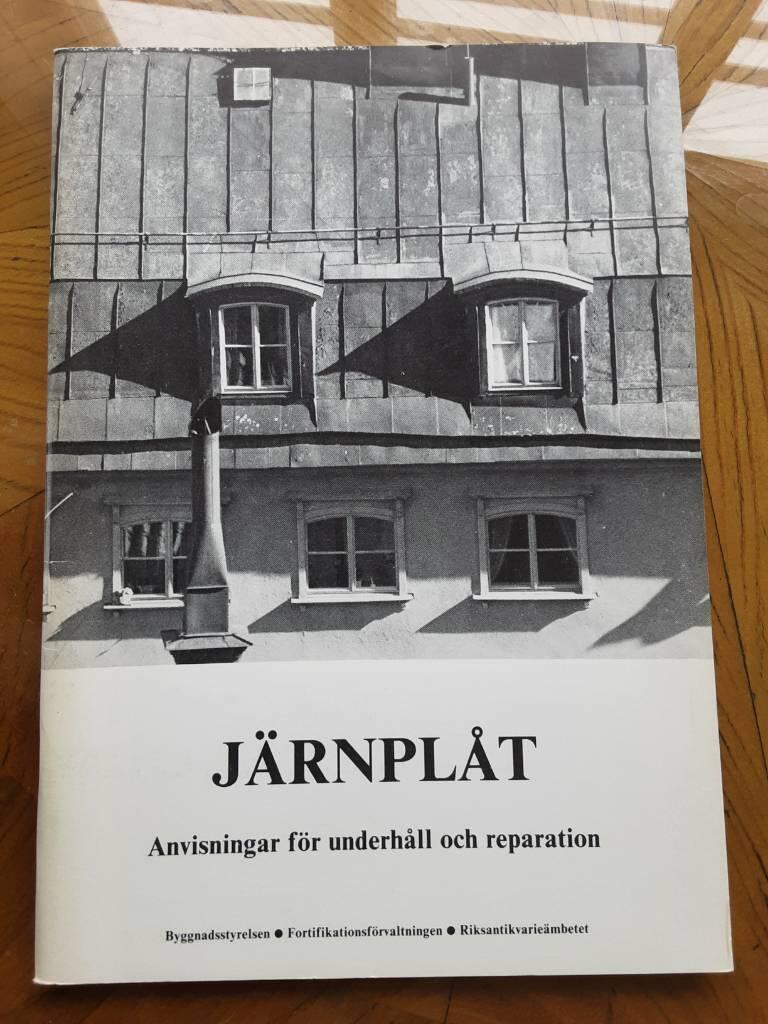 J&auml;rnpl&aring;t : anvisningar f&ouml;r underh&aring;ll och reparation