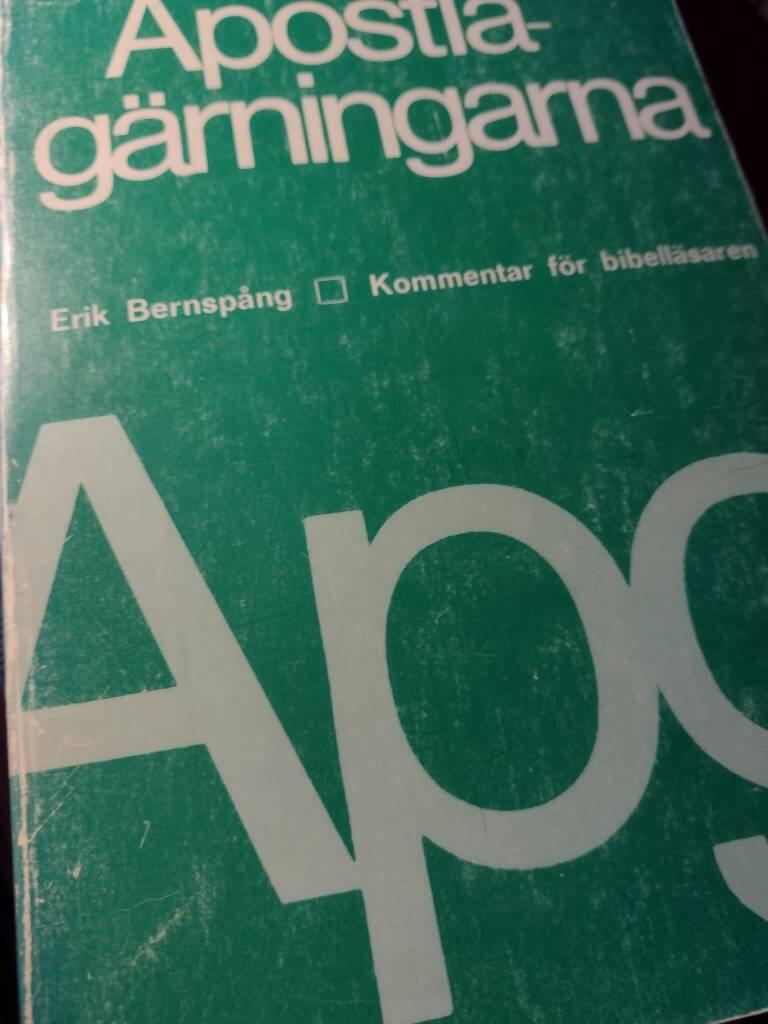 Apostlag&auml;rningarna : kommentar f&ouml;r bibell&auml;saren