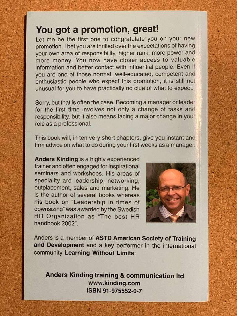 Young managers - surviving the first 100 days