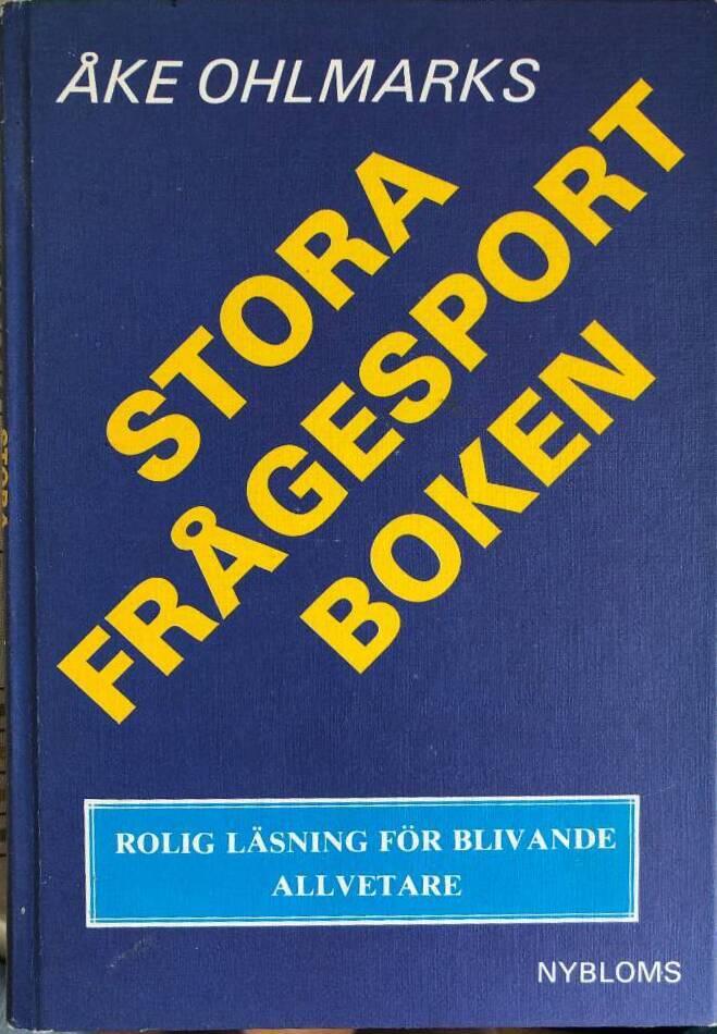 Stora fr&aring;gesportboken