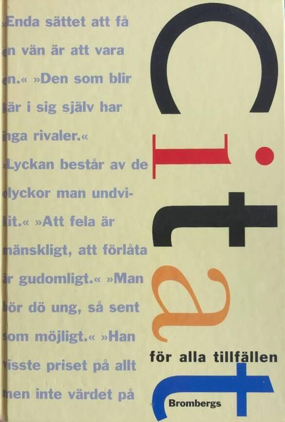 Citat för alla tillfällen