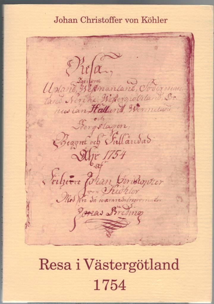 Resa i V&auml;sterg&ouml;tland 1754