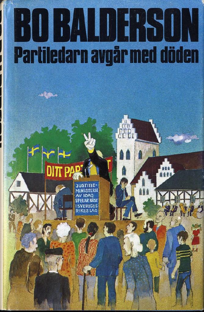 Partiledarn avgår med döden : detektivroman