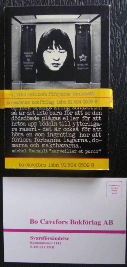 Ulrike Meinhofs f&ouml;rbjudna t&auml;nkes&auml;tt