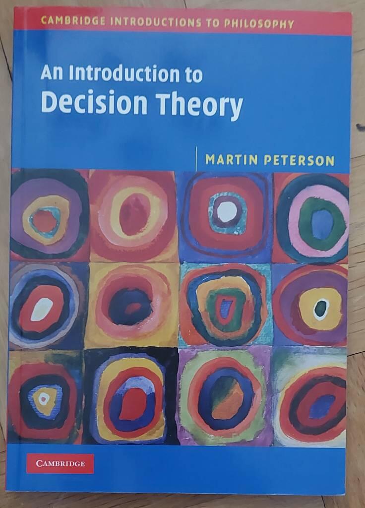 An introduction to decision theory