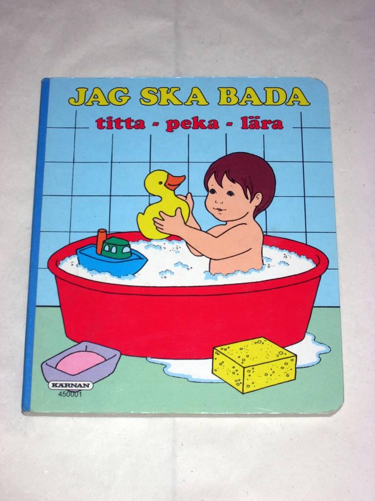 Jag ska bada : titta - peka - lära