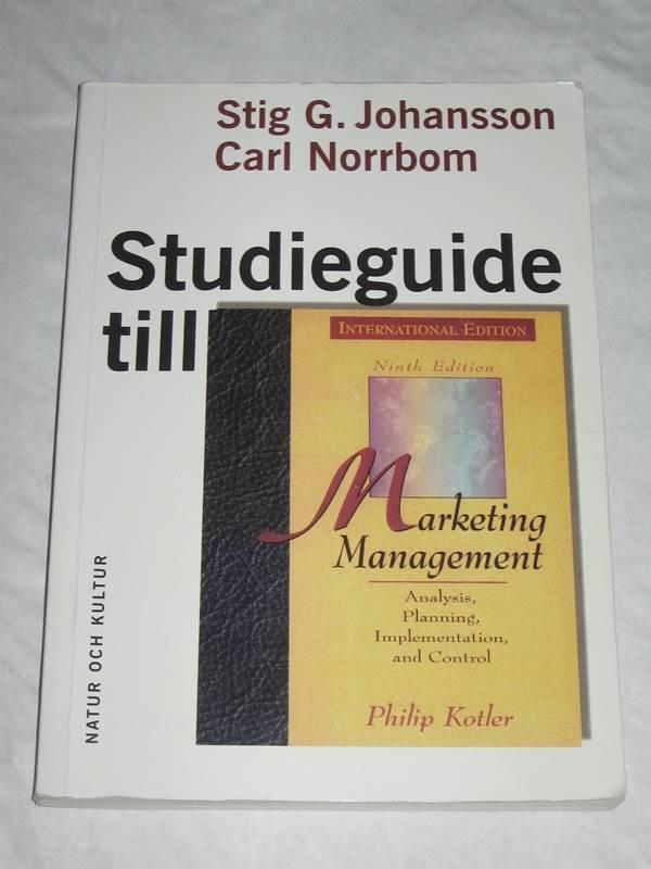 Studieguide till Kotlers Marketing management