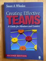 Creating effective teams - a guide for members and leaders