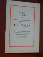 Tal av J. V. Stalin