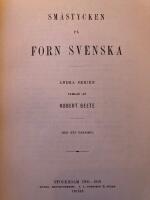 Sm&aring;stycken p&aring; fornsvenska