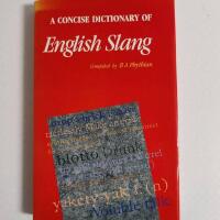 A concise dictionary of English slang and colloquialisms