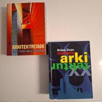 Bokpaket arkitektur arkitektritade hus + Atlas &ouml;ver modern arkitektur