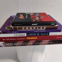 Bokpaket b&ouml;cker om choklad i olika varianter 6 stycken b&ouml;cker