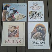 Bokpaket fågelböcker, böcker om fåglar