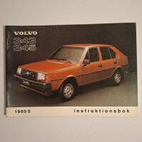 Volvo 343 345 Årsmodell 1980 Instruktionsbok