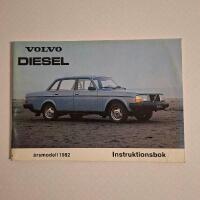 Volvo 240 serien Diesel Årsmodell 1982 Instruktionsbok