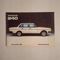 Volvo 240 serien &Aring;rsmodell 1985 Instruktionsbok