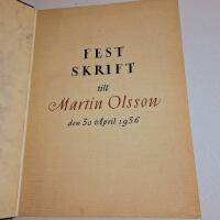 Festskrift till Martin Olsson den 30 april 1936