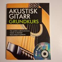 Akustiskgitarr grundkurs m CD-skiva (toppskick)
